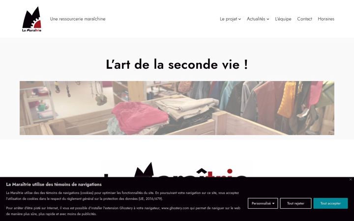 Screenshot of lamaraitrie.fr