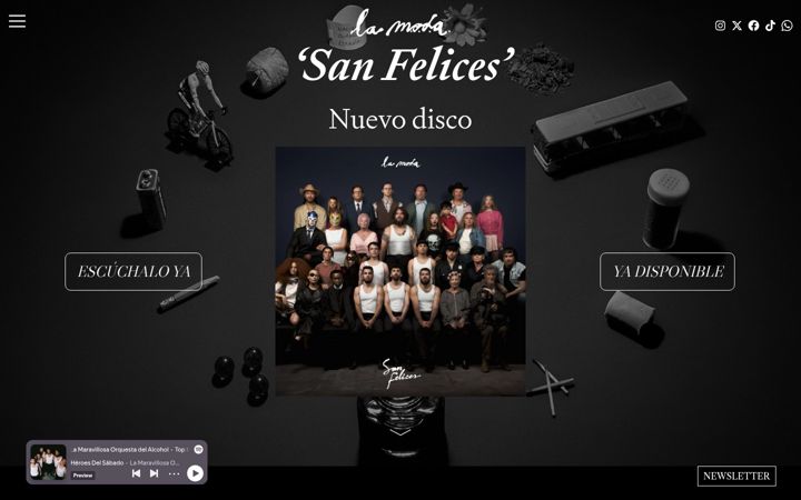 Screenshot of lamaravillosaorquestadelalcohol.com
