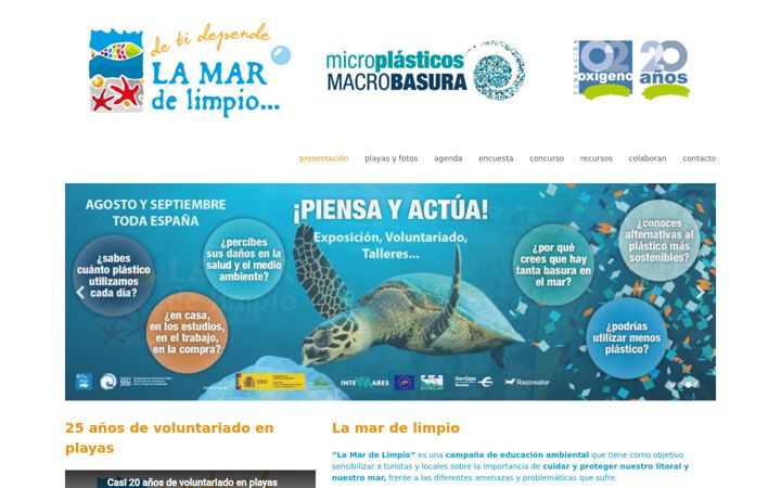 Screenshot of lamardelimpio.com