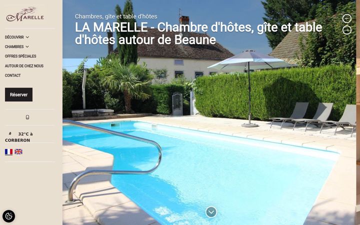 Screenshot of lamarelle-beaune.com