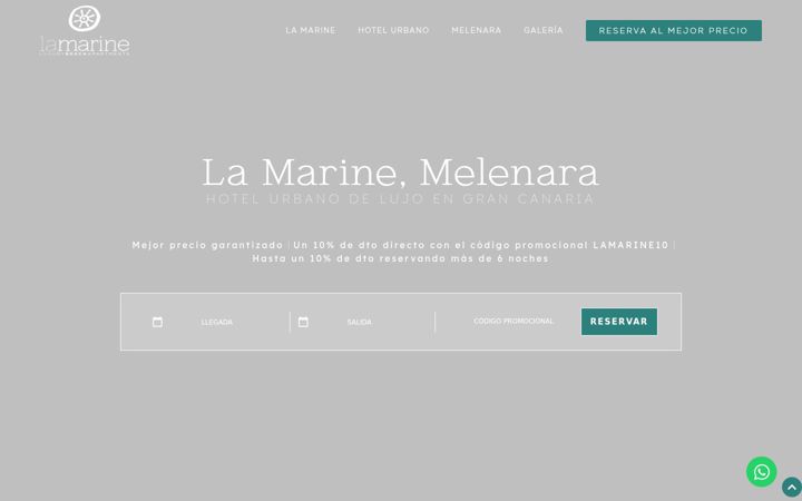 Screenshot of lamarinegrancanaria.com