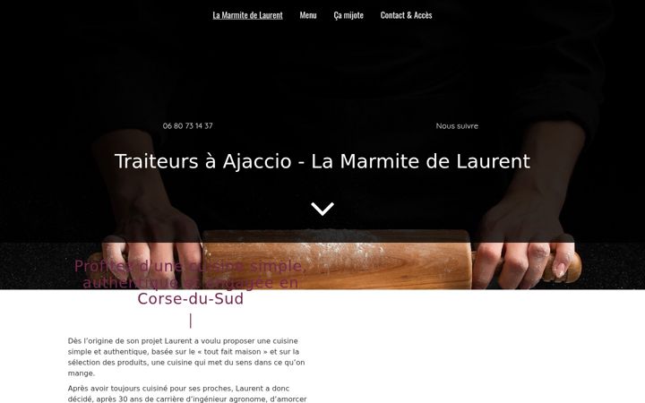 Screenshot of lamarmitedelaurent.fr