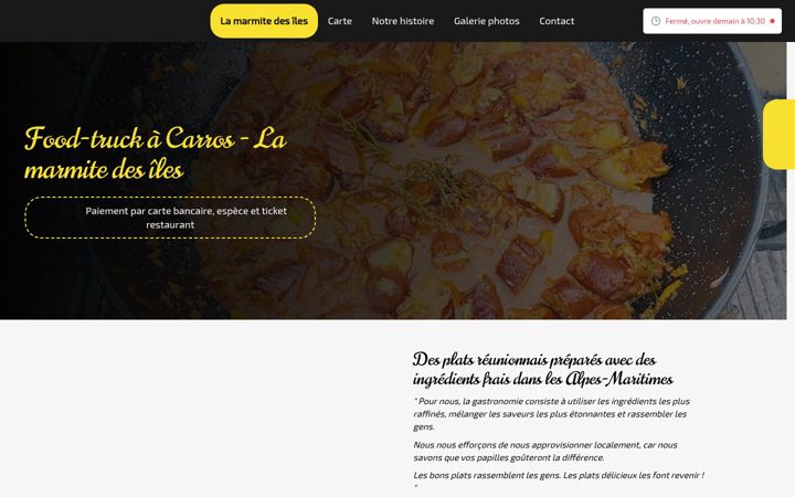 Screenshot of lamarmitedesiles.fr