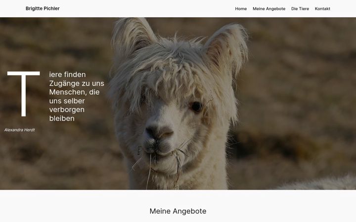 Screenshot of lamas-erleben.at