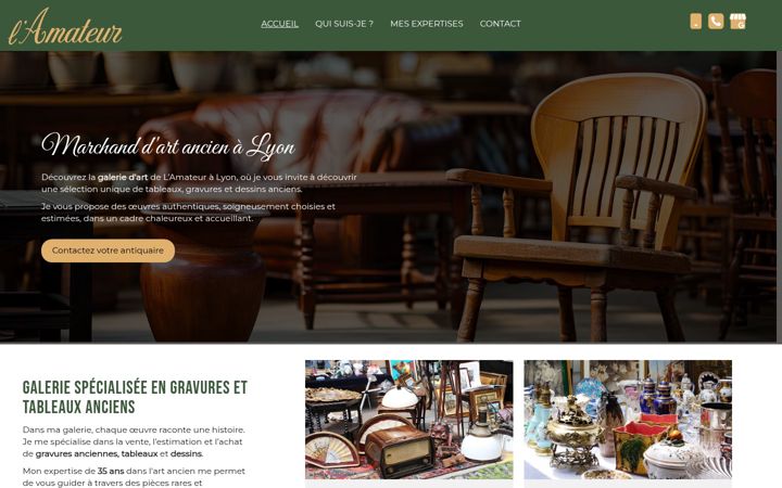 Screenshot of lamateur-lyon.fr