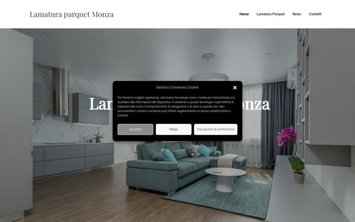 Screenshot of lamaturaparquet.it