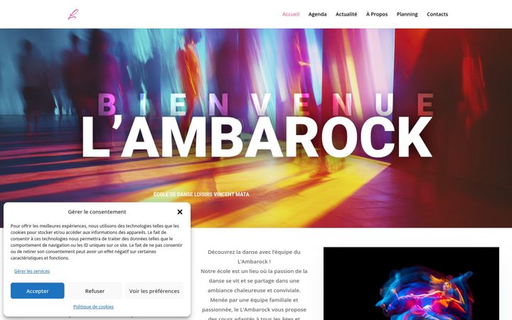 Screenshot of lambarock.fr