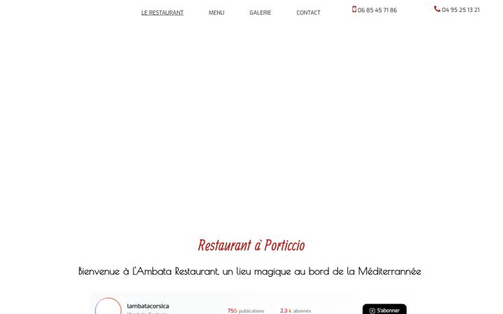 Screenshot of lambata-porticcio.fr