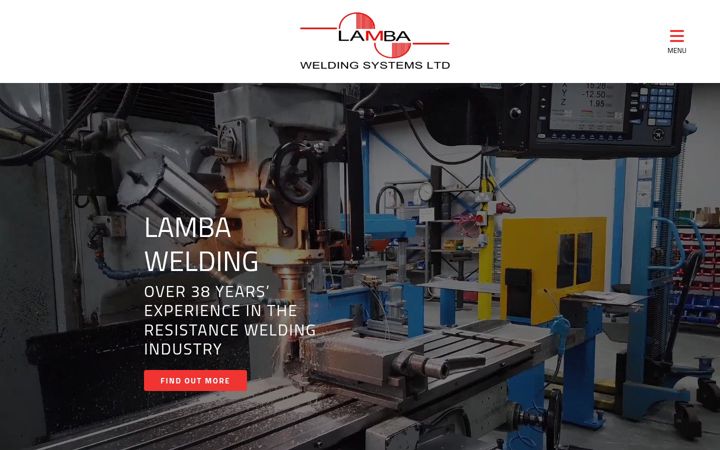 Screenshot of lambaweld.co.uk