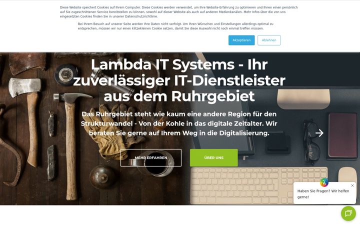 Screenshot of lambda-itsystems.de