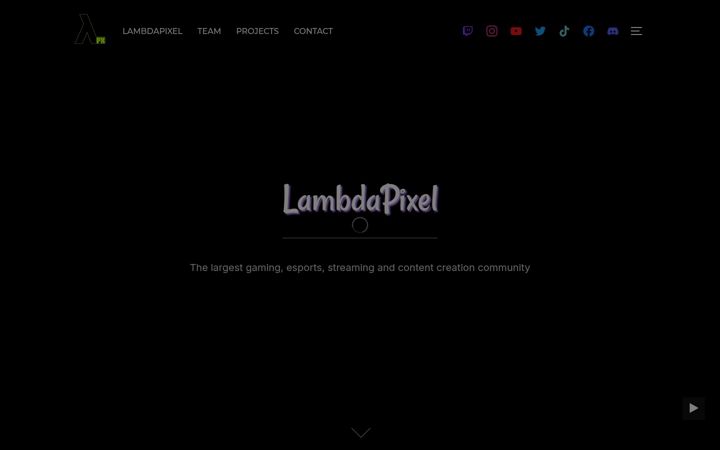Screenshot of lambdapixel.com