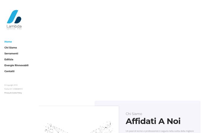 Screenshot of lambdaservizipro.it