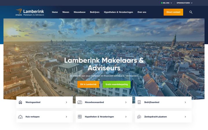 Screenshot di lamberink.nl