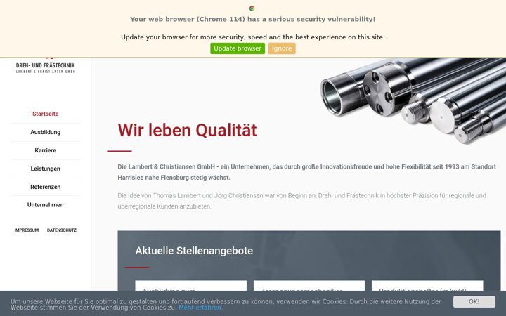 Screenshot of lambert-christiansen.com