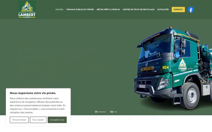 Screenshot of lambert-freres.be