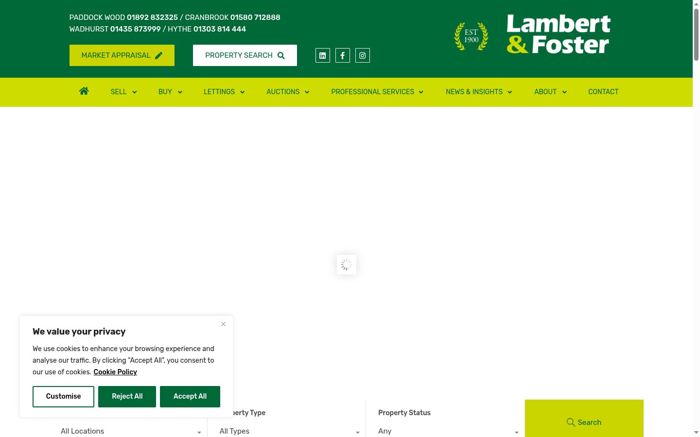 Sutikimo reklamjuostės, rodytos prieš bet kokią sąveiką, ekrano kopija