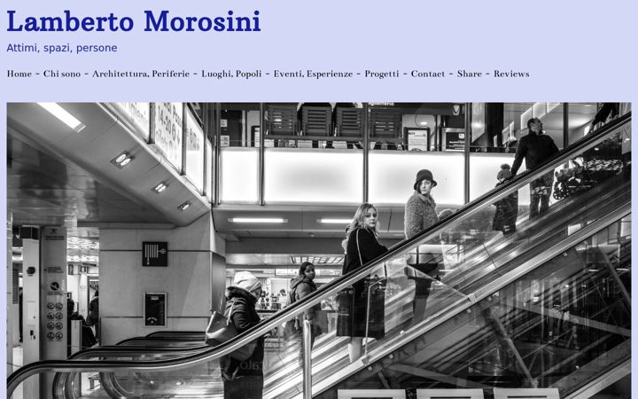 Screenshot of lambertomorosini.it