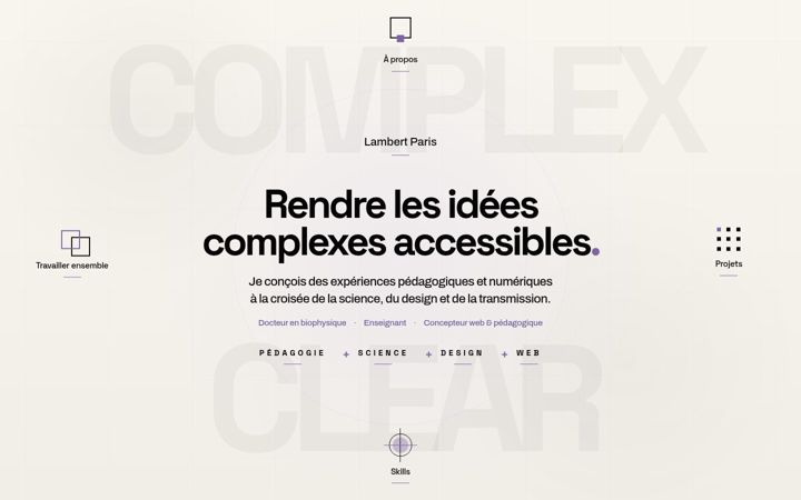 Screenshot of lambertparis.fr