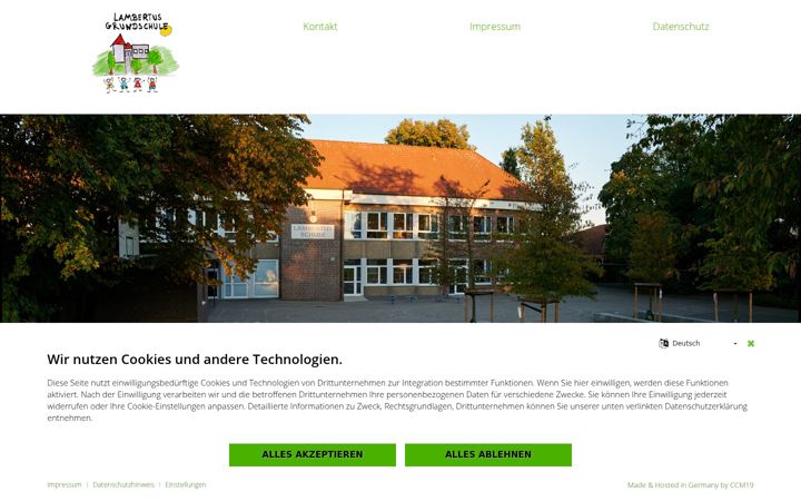 Screenshot of lambertus-schule-walstedde.de