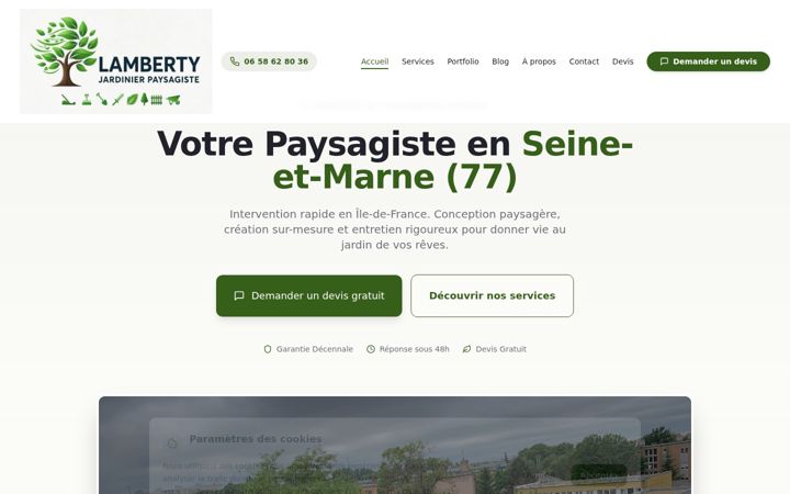 Screenshot of lamberty.fr