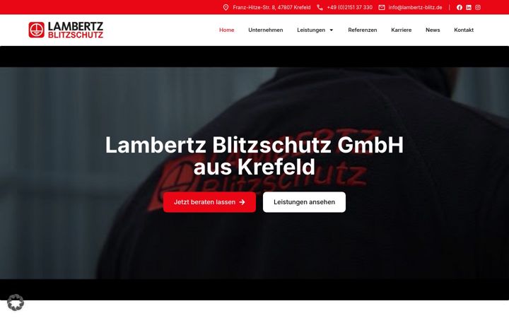 Screenshot of lambertz-blitz.de