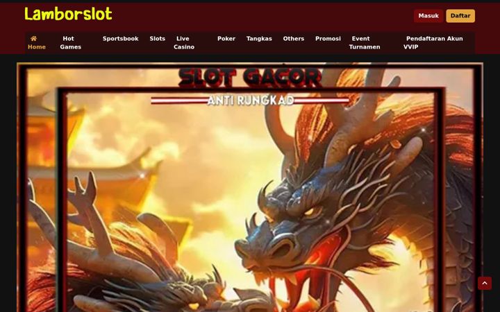 Screenshot of lamborslot.com