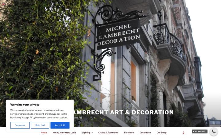 Screenshot of lambrechtartdecoration.com