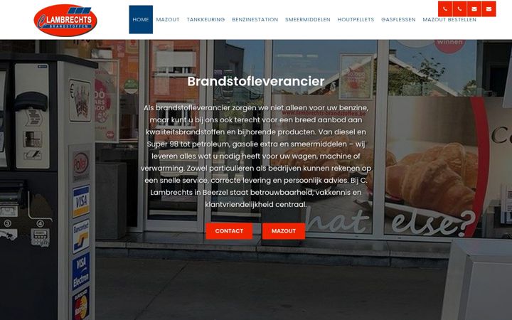 Screenshot of lambrechts-brandstoffen.be