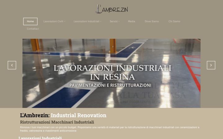 Screenshot of lambrezin.com