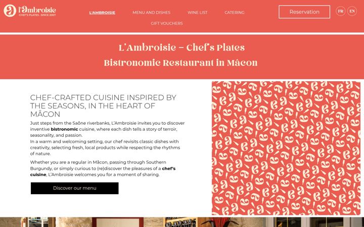 Screenshot of lambroisie.eu
