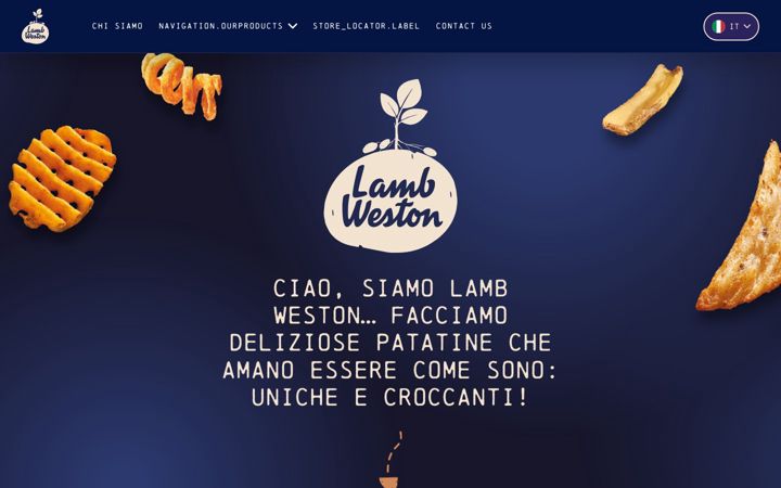 Screenshot of lambwestonathome.it