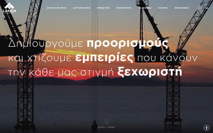 Screenshot of lamdadev.com