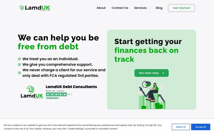 Screenshot of lamduk.com