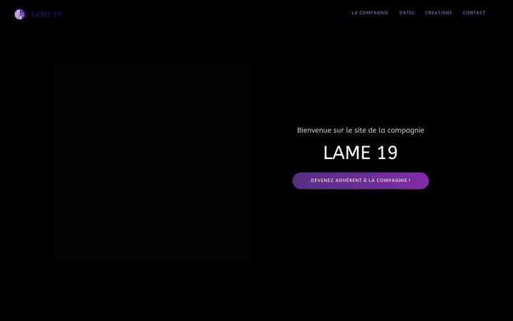 Screenshot of lame19.com