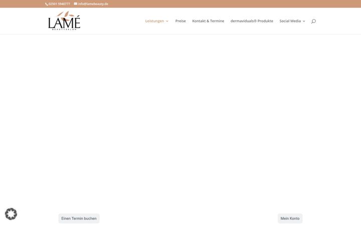 Screenshot of lamebeauty.de