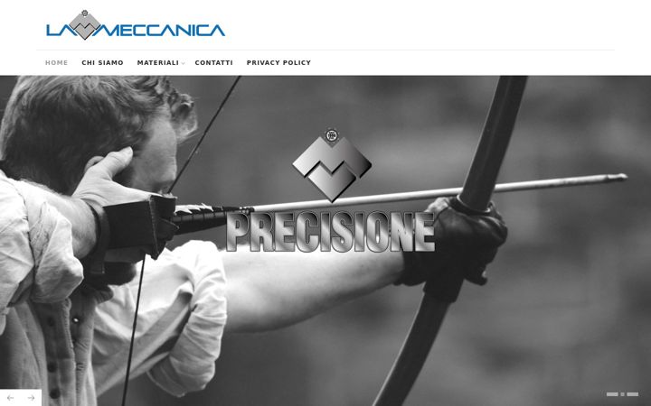 Screenshot of lameccanica-srl.com