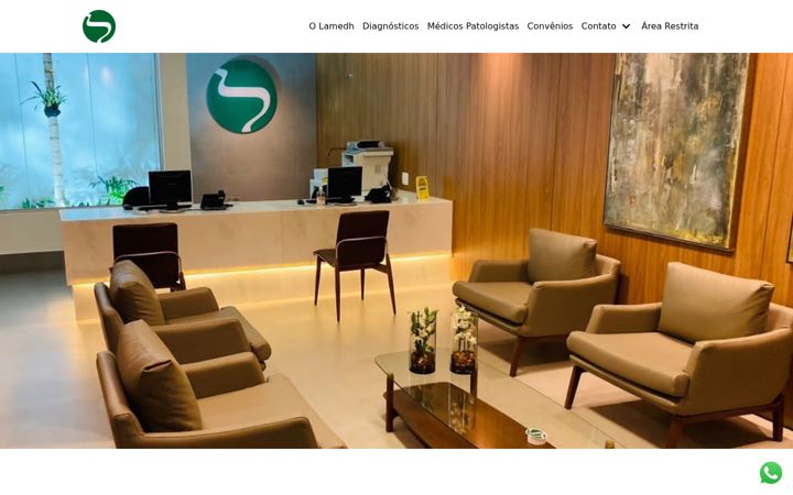 Screenshot of lamedh.com.br