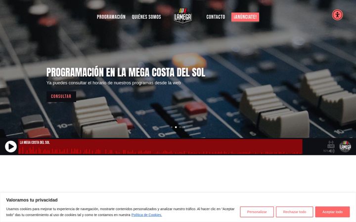 Screenshot of lamegamalaga.es