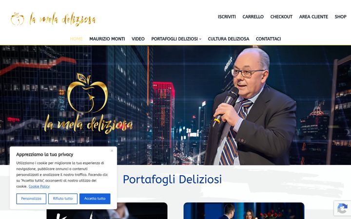 Screenshot of lameladeliziosa.com