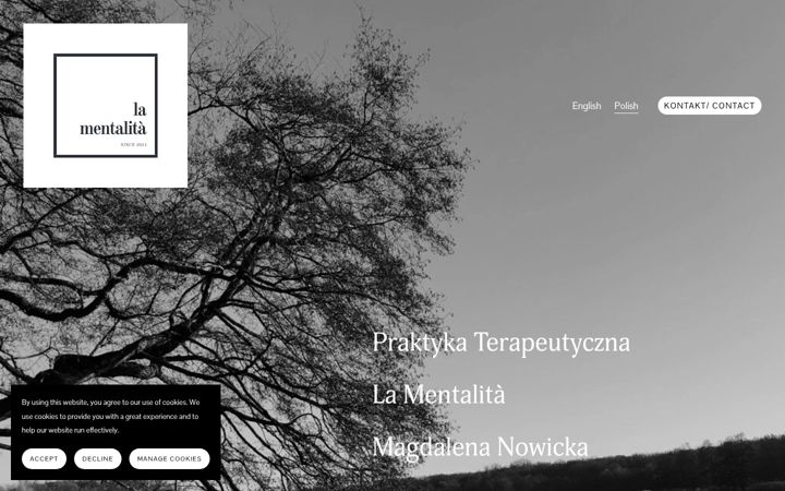 Screenshot of lamentalita.com