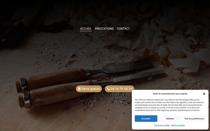 Screenshot of lamenuiseriedexavier.fr