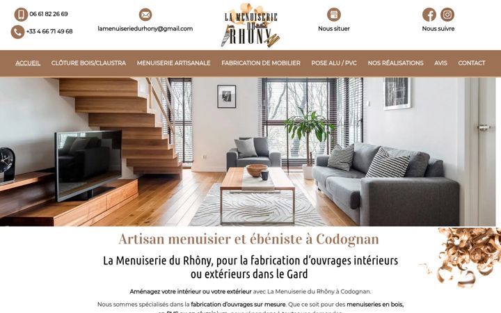 Screenshot of lamenuiseriedurhony.fr