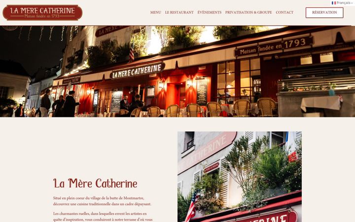 Screenshot of lamerecatherine.com