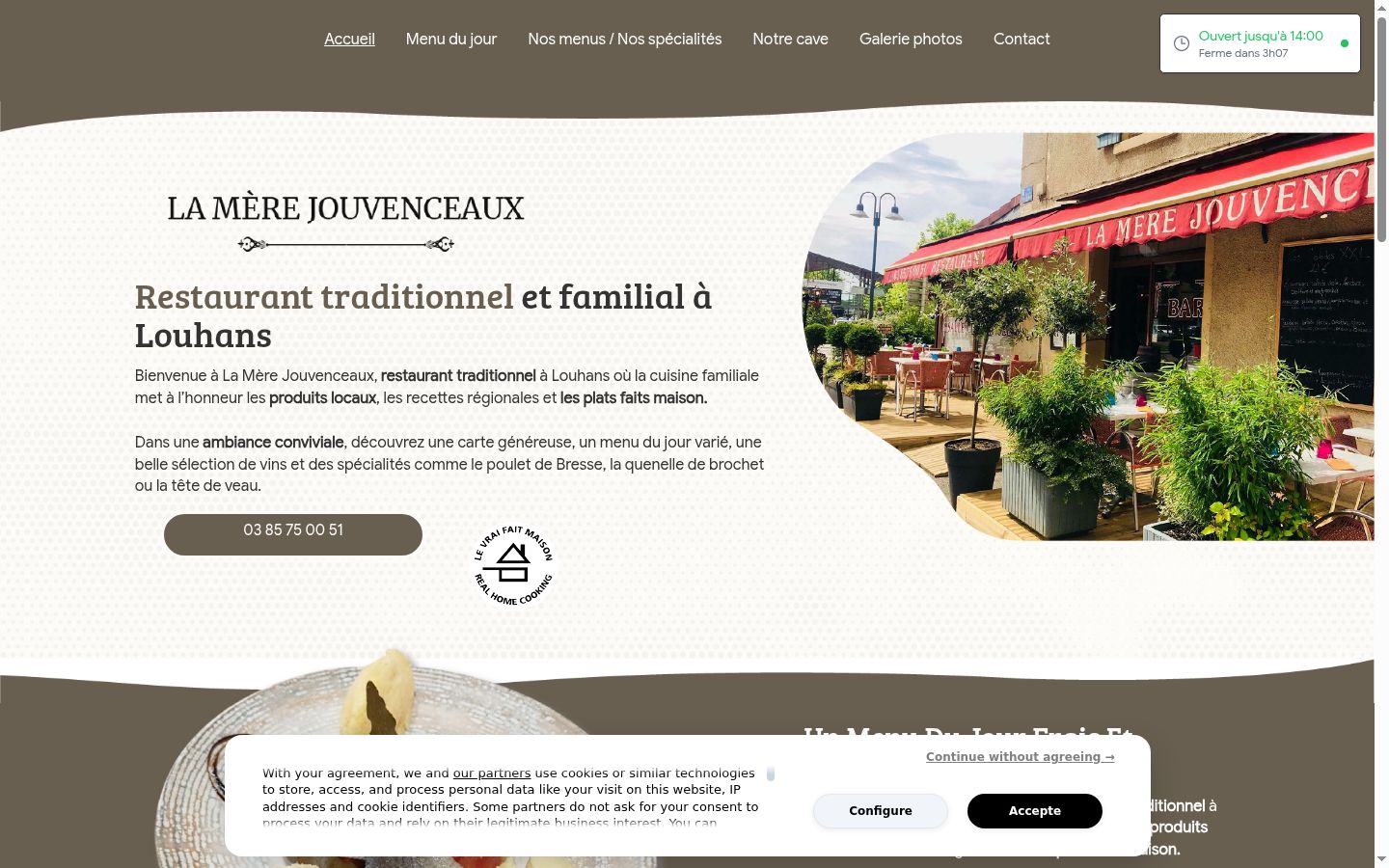 Screenshot tal-banner tal-kunsens muri qabel kwalunkwe interazzjoni