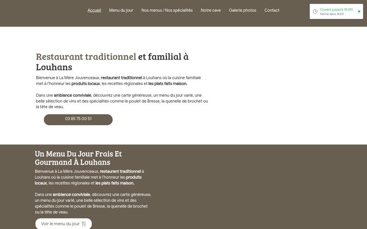 Screenshot of lamerejouvenceaux.fr
