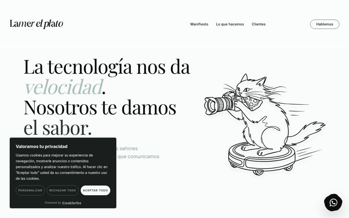 Screenshot of lamerelplato.com