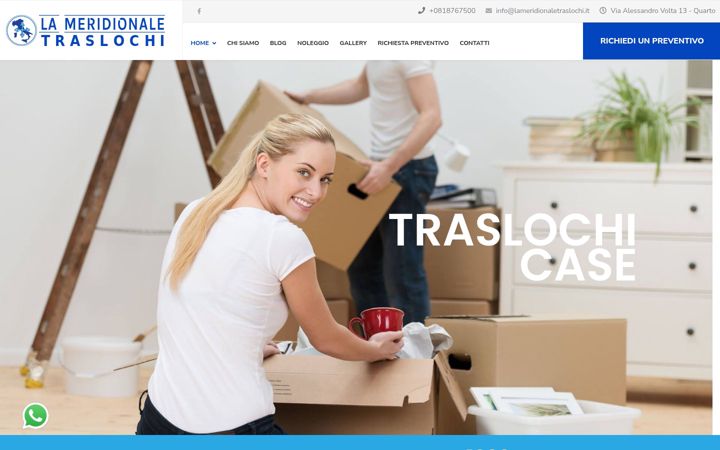Screenshot of lameridionaletraslochi.it