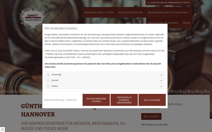 Screenshot of lamers-hannover.de