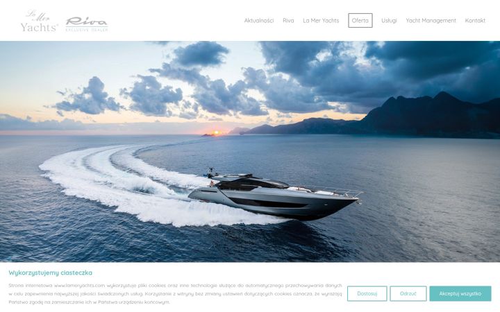 Screenshot of lameryachts.com