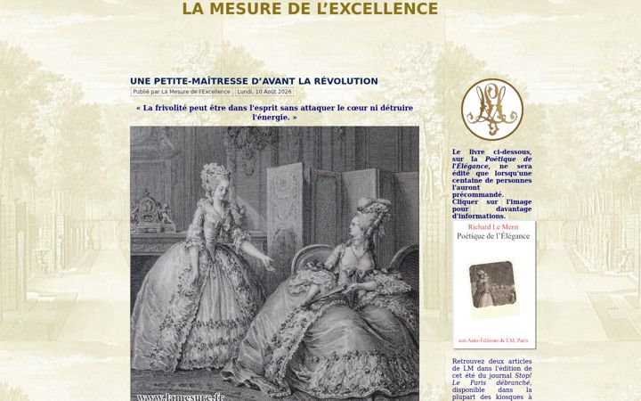 Screenshot of lamesure.org